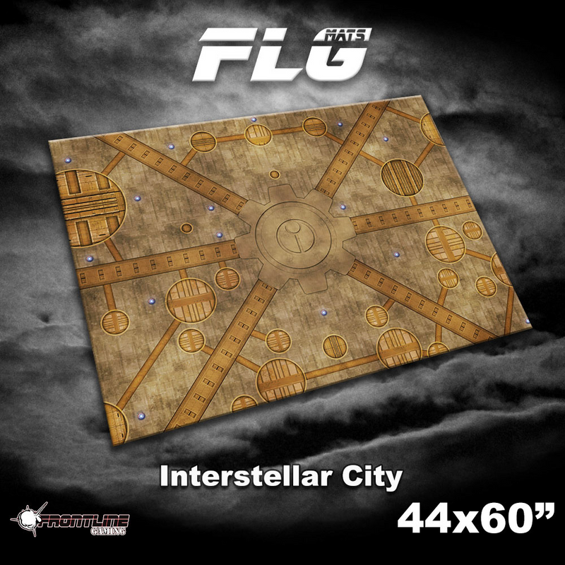 FLG Neoprene Wargaming Mats: Interstellar City - 44" x 60"