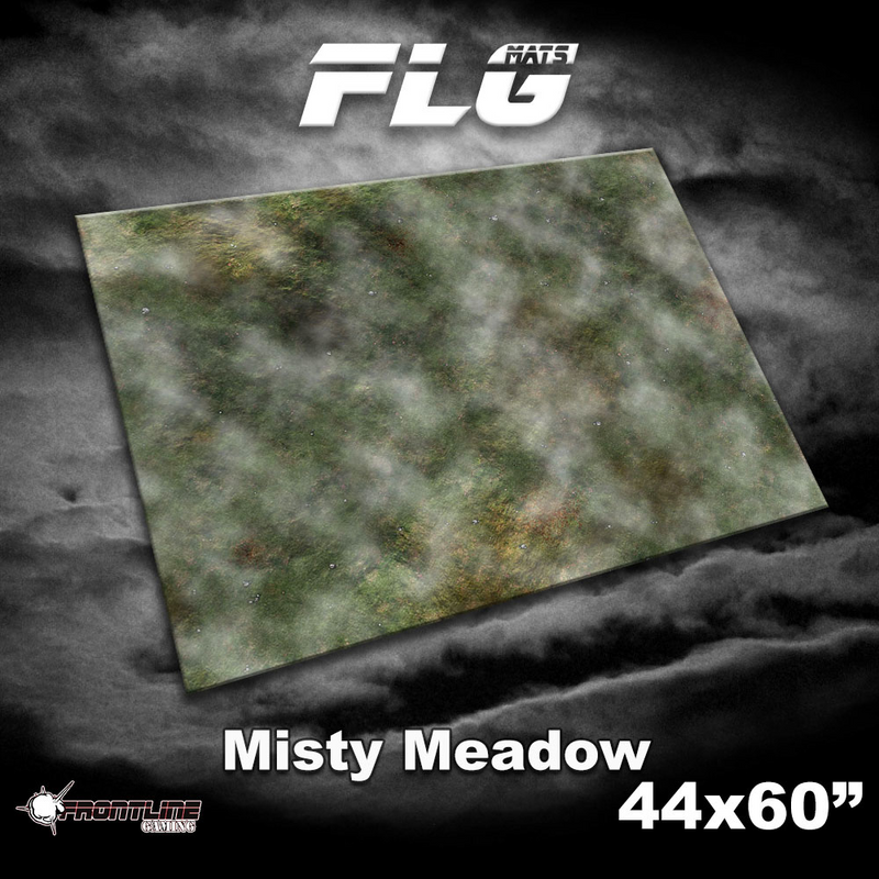 FLG Neoprene Wargaming Mats: Misty Meadow - 44" x 60"