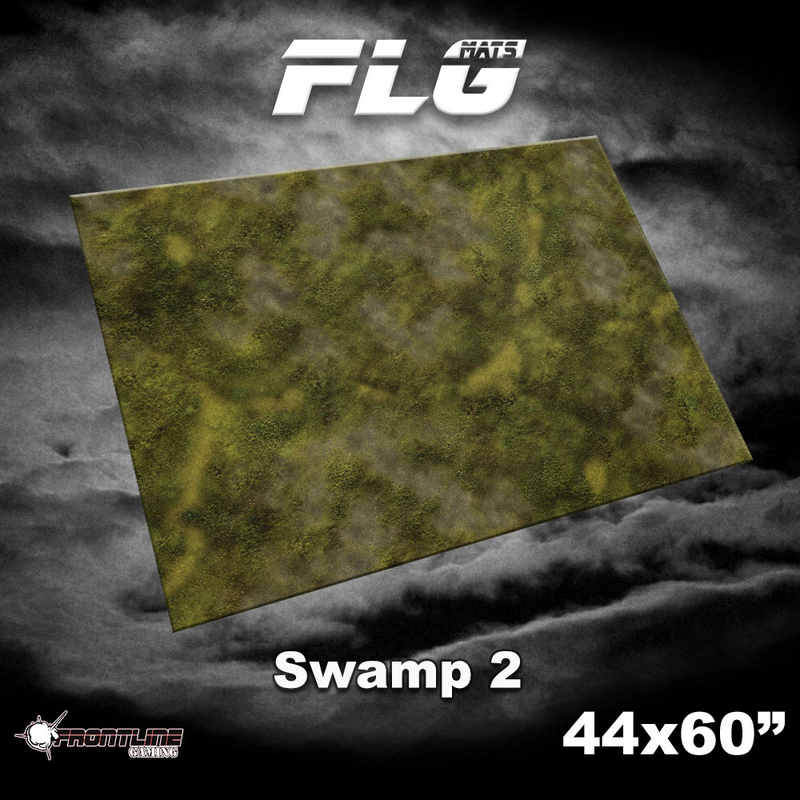 FLG Neoprene Wargaming Mats: Swamp 2 - 44" x 60"