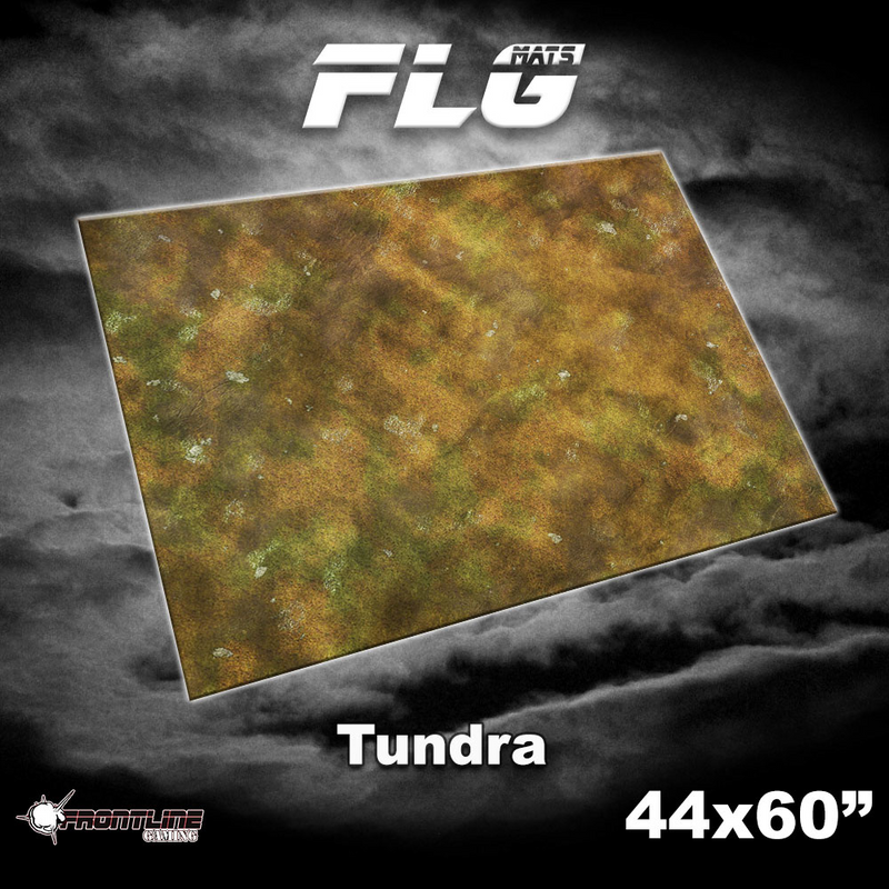 FLG Neoprene Wargaming Mats: Tundra - 44" x 60"