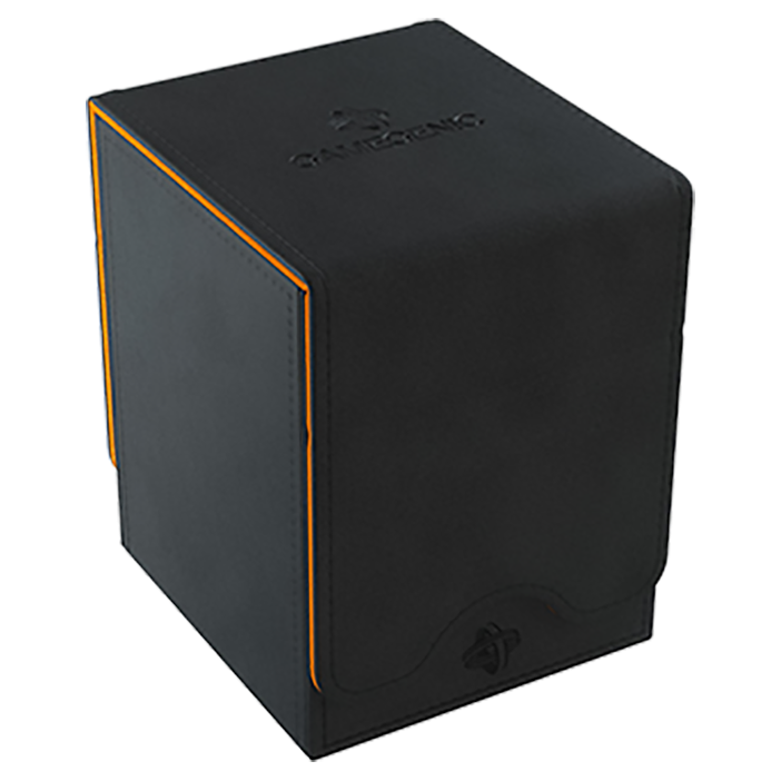 Gamegenic Squire 100+ XL Convertible Deck Box - Black/Orange [2021 Edition]