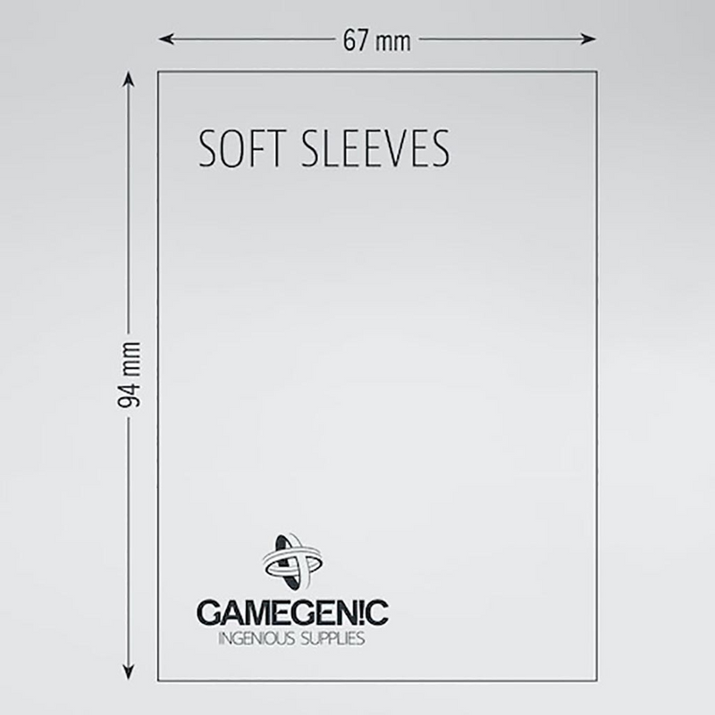 Gamegenic Standard Soft Sleeves [100ct]