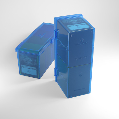 Gamegenic Watchtower Fourtress 320+ Deck Box - Blue