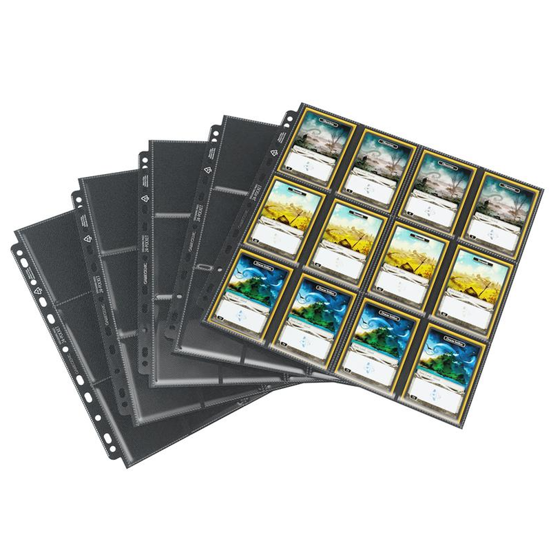 Gamegenic Sideloading 24-Pocket Pages - Black [10ct]