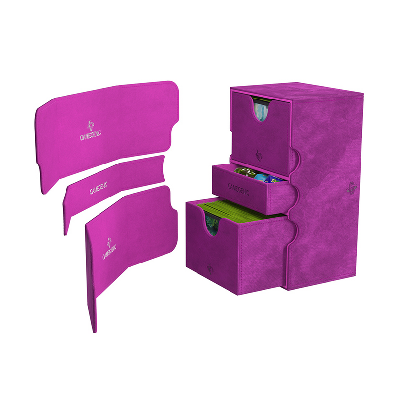 Gamegenic Stronghold 200+ XL Convertible Deck Box - Purple