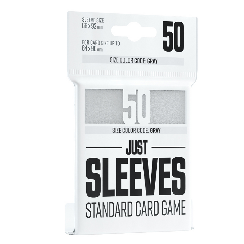 Gamegenic Just Sleeves: Standard Card Game - White [50ct]