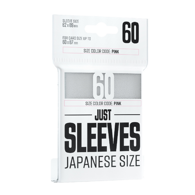 Gamegenic Just Sleeves: Japanese Size - White [60ct]