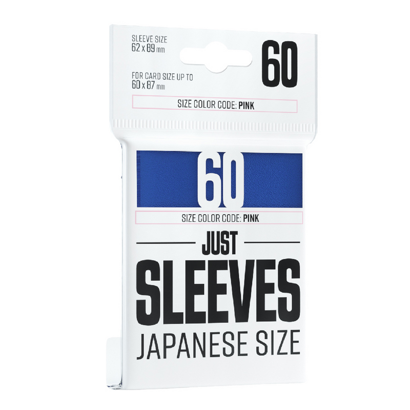 Gamegenic Just Sleeves: Japanese Size - Blue [60ct]