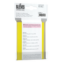 Gamegenic Just Sleeves: Japanese Size - Yellow [60ct]