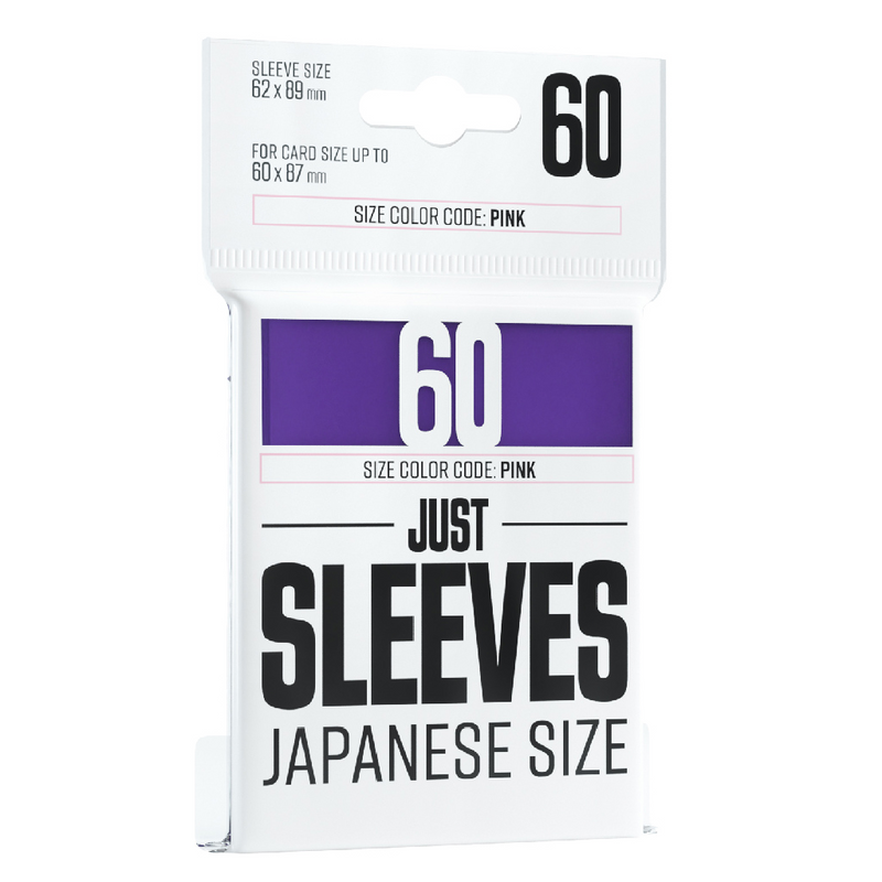 Gamegenic Just Sleeves: Japanese Size - Purple [60ct]