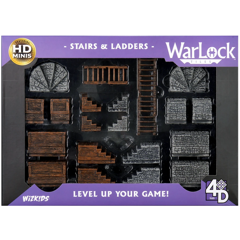 WarLock Tiles: Dungeon Tiles - Stairs & Ladders