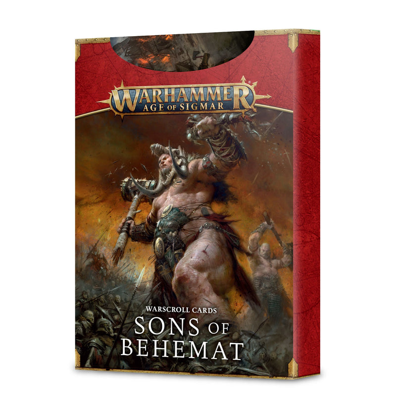 Warscroll Cards: Sons of Behemat *OUT OF PRINT*