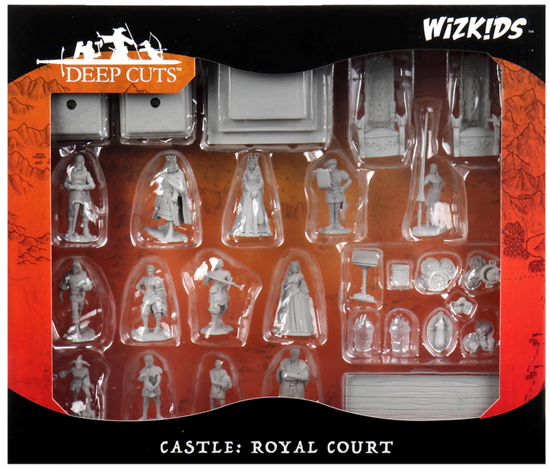 WizKids Deep Cut Miniatures: W12 Royal Court [Unpainted]