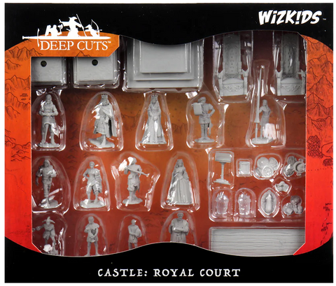 WizKids Deep Cut Miniatures: W12 Royal Court [Unpainted]