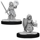 Pathfinder: Deep Cuts Miniatures - W14 Female Halfling Cleric [Unpainted]