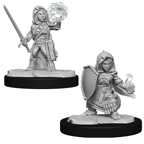 Pathfinder: Deep Cuts Miniatures - W14 Female Halfling Cleric [Unpainted]