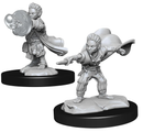 Pathfinder: Deep Cuts Miniatures - W14 Male Halfling Wizard [Unpainted]