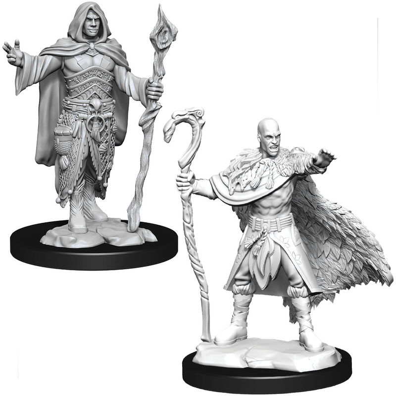 D&D Nolzur's Marvelous Miniatures: W14 Human Druid [Unpainted]