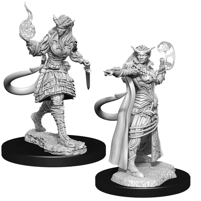 D&D Nolzur's Marvelous Miniatures: W15 Tiefling Sorcerer [Unpainted]