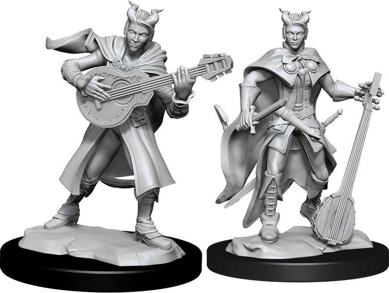 D&D Nolzur's Marvelous Miniatures: W14 Tiefling Bard [Unpainted]