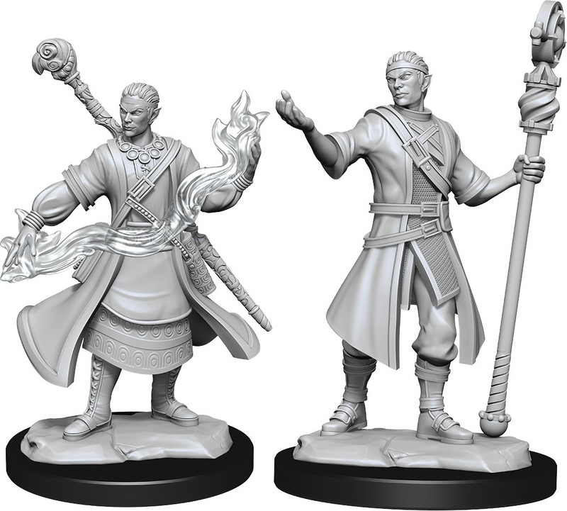 D&D Nolzur's Marvelous Miniatures: W14 Half-Elf Wizard [Unpainted]