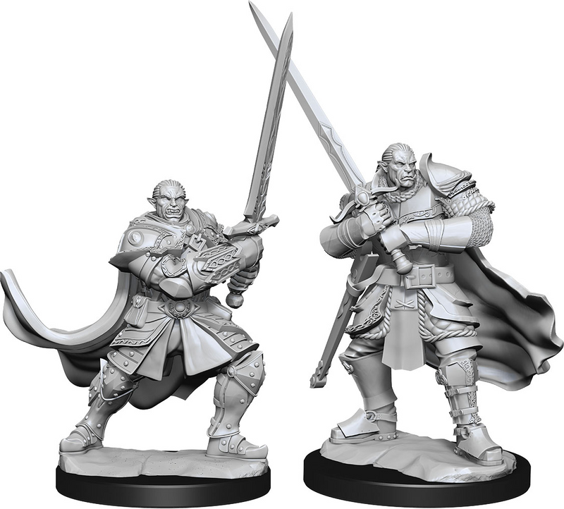 D&D Nolzur's Marvelous Miniatures: W15 Half-Orc Paladin [Unpainted]