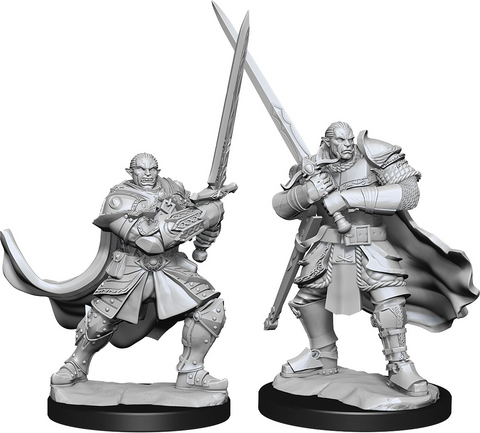 D&D Nolzur's Marvelous Miniatures: W15 Half-Orc Paladin [Unpainted]