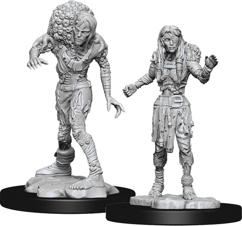 D&D Nolzur's Marvelous Miniatures: W14 Drowned Assassin & Drowned Ascetic [Unpainted]