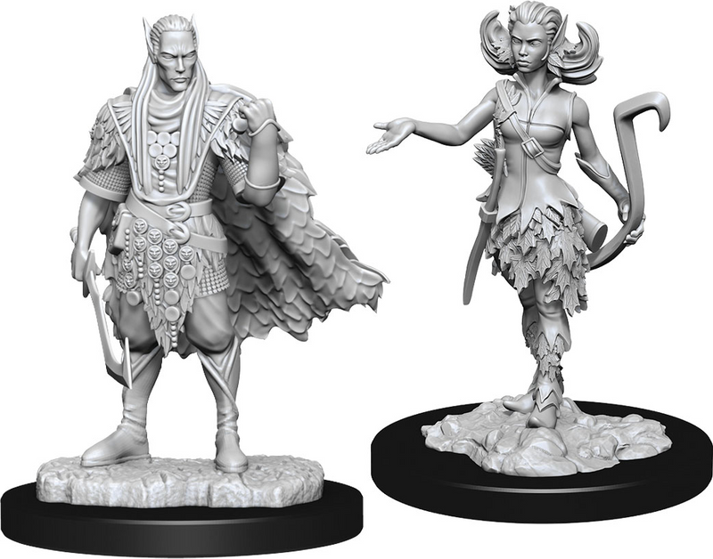 D&D Nolzur's Marvelous Miniatures: W15 Autumn Eladrin & Summer Eladrin [Unpainted]