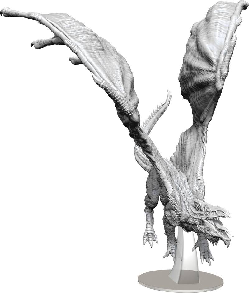 D&D Nolzur's Marvelous Miniatures: W15 Adult White Dragon [Unpainted]