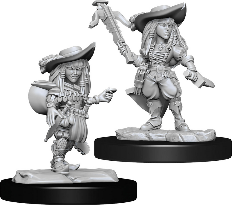 Pathfinder Deep Cuts Miniatures: W15 Female Gnome Bard [Unpainted]