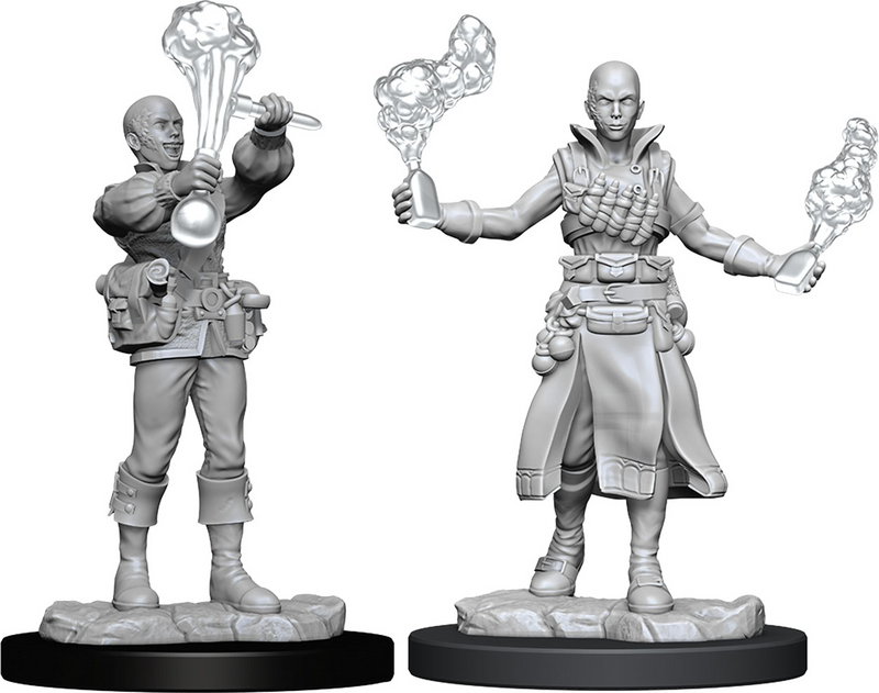 Pathfinder Deep Cuts Miniatures: W15 Female Human Alchemist [Unpainted]