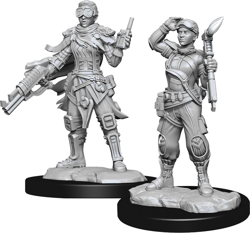 Starfinder Deep Cuts Miniatures: W15 Human Mechanic [Unpainted]