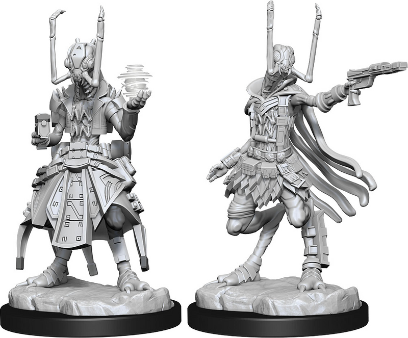 Starfinder Deep Cuts Miniatures: W15 Shirren Technomancer [Unpainted]