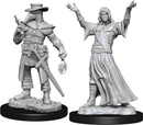 WizKids Deep Cuts Miniatures: W15 Plague Doctor & Cultist [Unpainted]