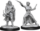 WizKids Deep Cuts Miniatures: W15 Bounty Hunter & Outlaw [Unpainted]
