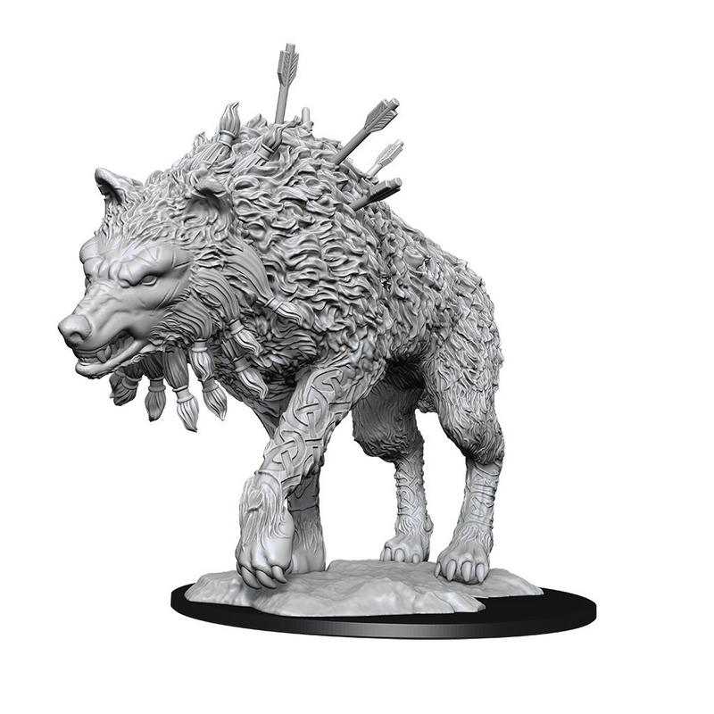 Magic: The Gathering Miniatures - W02 Cosmo Wolf [Unpainted]