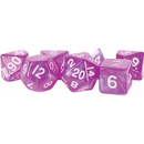 FanRoll MET 179 Stardust Purple RPG Polyhedral Dice Set [7ct]