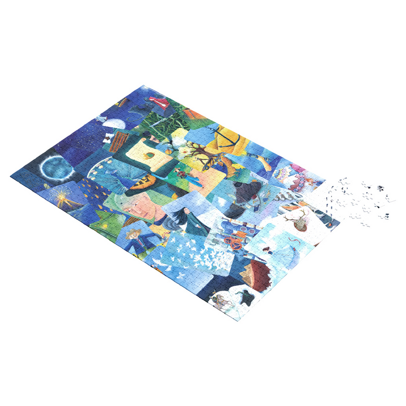 Dixit Puzzle: Blue Mishmash [1000 Pieces]