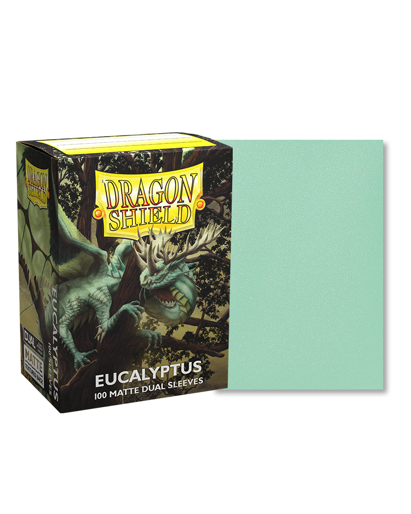 Dragon Shield Matte Dual Sleeves - Eucalyptus [100ct Standard Size]