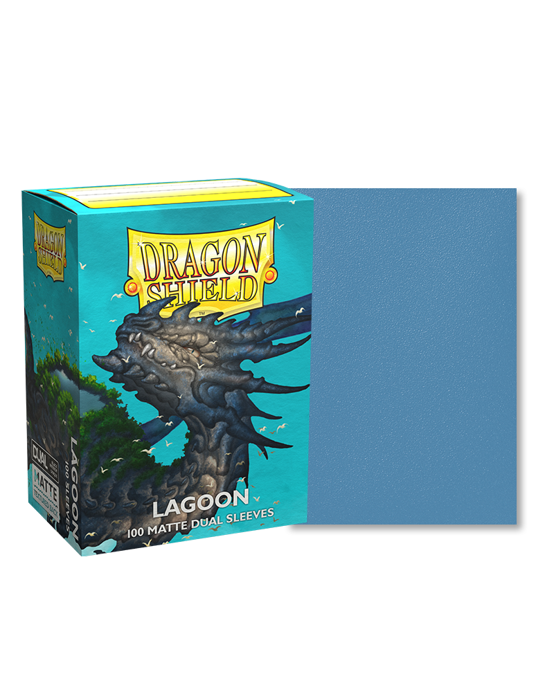 Dragon Shield Matte Dual Sleeves - Lagoon [100ct Standard Size]