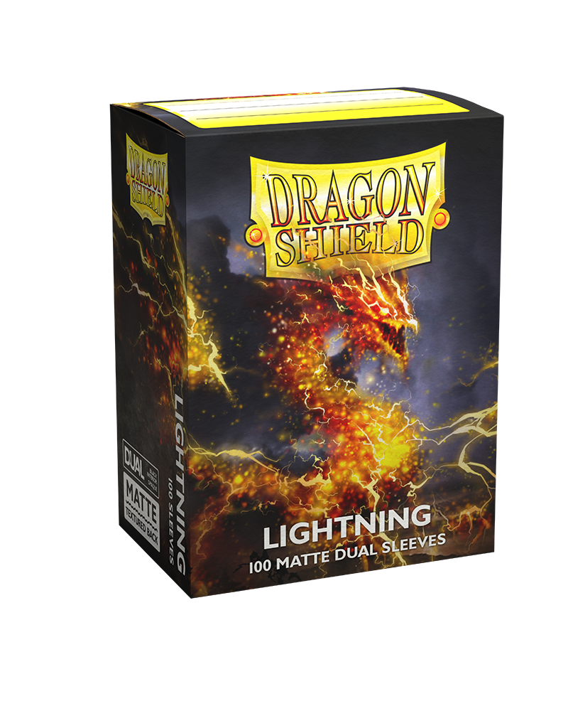 Dragon Shield: Matte Dual Standard Size Card Sleeves - Lightning [100ct]