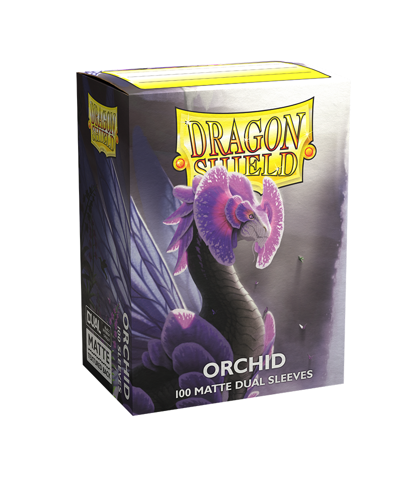 Dragon Shield Matte Dual Sleeves - Orchid [100ct Standard Size]