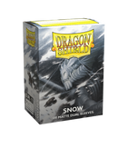 Dragon Shield Matte Dual Sleeves - Snow [100ct Standard]