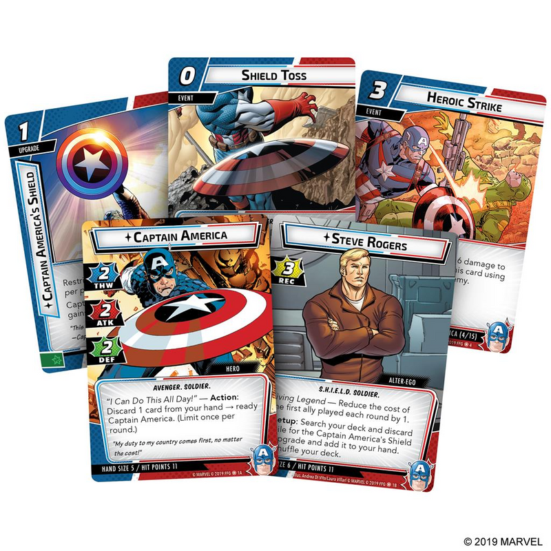 Marvel Champions: The Card Game - Captain America Hero Pack [Expansion]