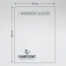 Gamegenic Matte Board Game Sleeves - BROWN: 7 Wonders (67mm x 103mm) [80ct]