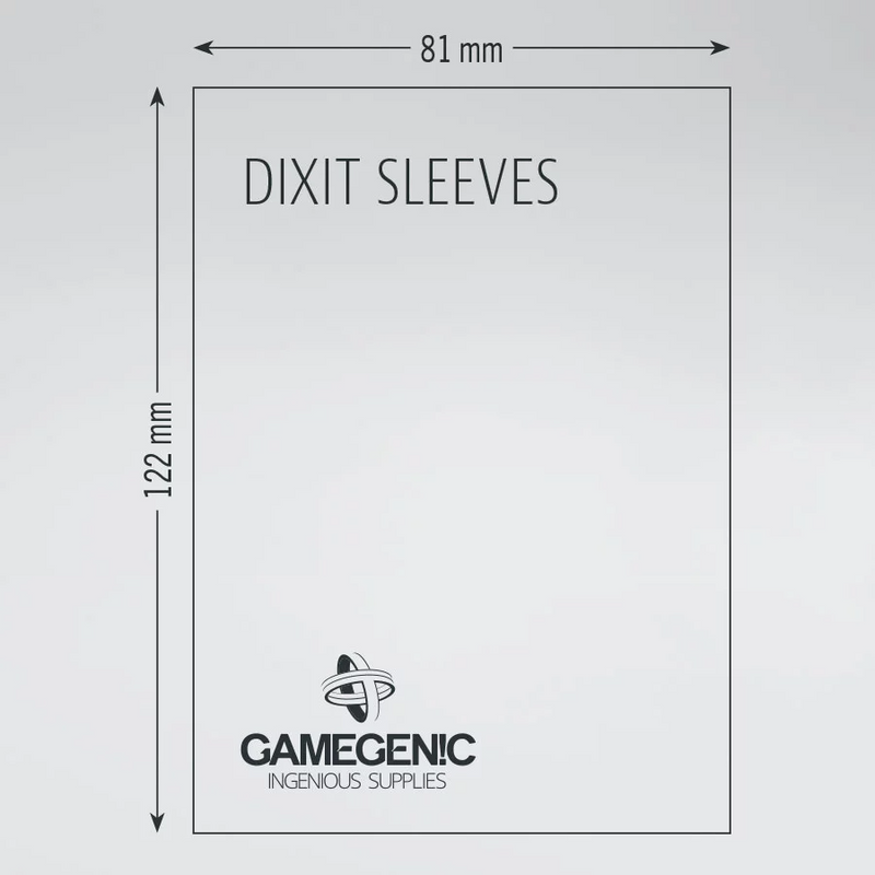 Gamegenic Matte Board Game Sleeves - SAND: Dixit™ / Mysterium™ (81mm x 122mm) [90ct]