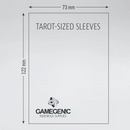 Gamegenic Matte Board Game Sleeves - ORANGE: Tarot (72mm x 122mm) [50ct]