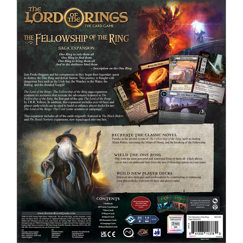 The Lord of the Rings TCG: The Fellowship of the Ring - Saga Expansion [Expansion Game]
