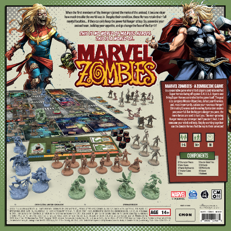 marvel zombicide card sleeves Marvel Zombies: A Zombicide Game